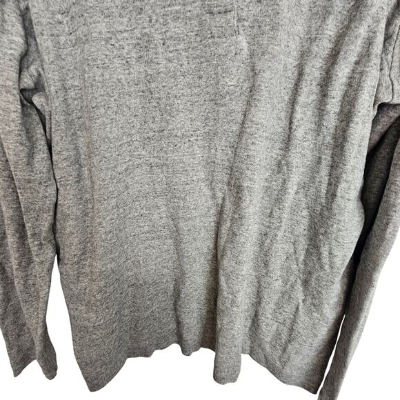 Duluth Trading Co. Shirt Gray Long Sleeve Henley Shirt Men XL Pullover Shirt - Picture 3 of 8